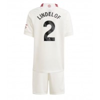 Manchester United Victor Lindelof #2 Tredje trøje Børn 2023-24 Kortærmet (+ Korte bukser)